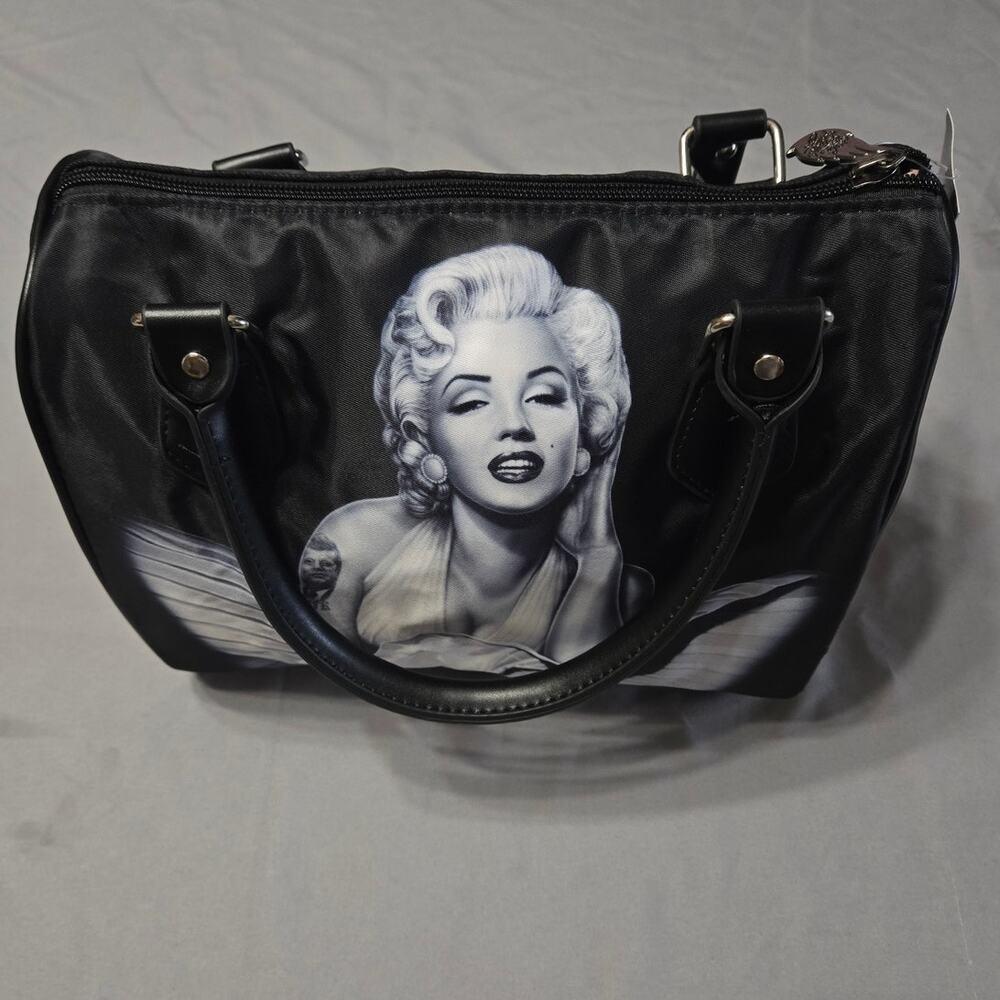 DGA David Gonzales Art Marilyn Monroe "Smile Now" Satchel Handbag Purse - Picture 8 of 8